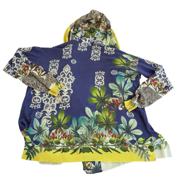 JOHNNY WAS BIYA Hoodie Wrap Kimono Jacket Cardigan Size Small - Picture 5 of 10